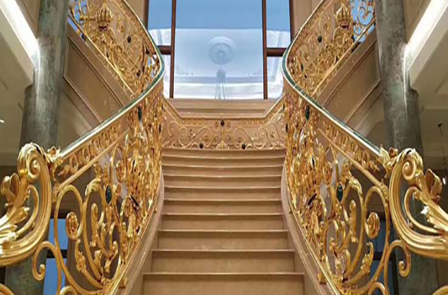 纯铜浮雕楼梯系列